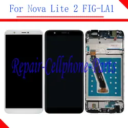 Оригинальный Полный ЖК-дисплей дисплей + сенсорный экран планшета в сборе с рамкой для Huawei Nova Lite 2 FIG-LA1 (не для Нова lite)