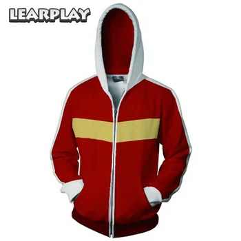 

Anime Voltron: Defender of the Universe Cosplay Costumes Keith Akira Kogane Printing Hoodies Men Sweatshirts Hooded Coat Jackets