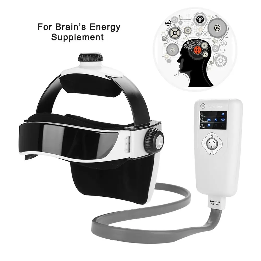 Электрический массажер для головы, Вибрационный шлем, акупунктура, расслабляющий массажер, забота о здоровье