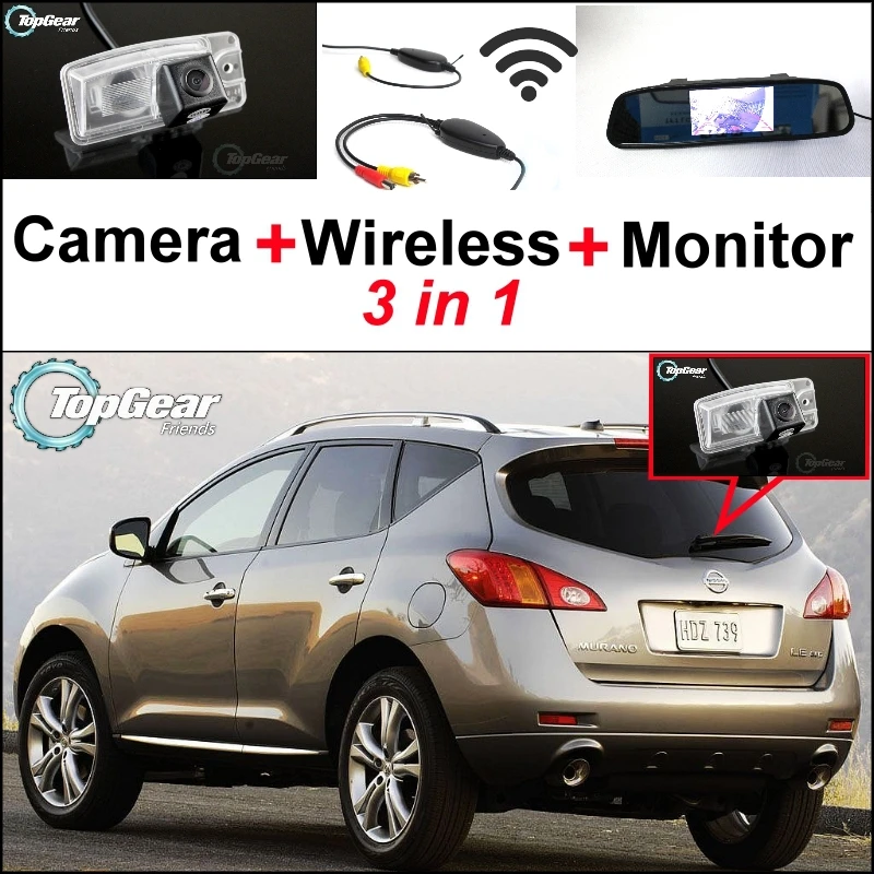 3in1SpecialRearViewCameraWirelessReceiverMirrorMonitorEasy