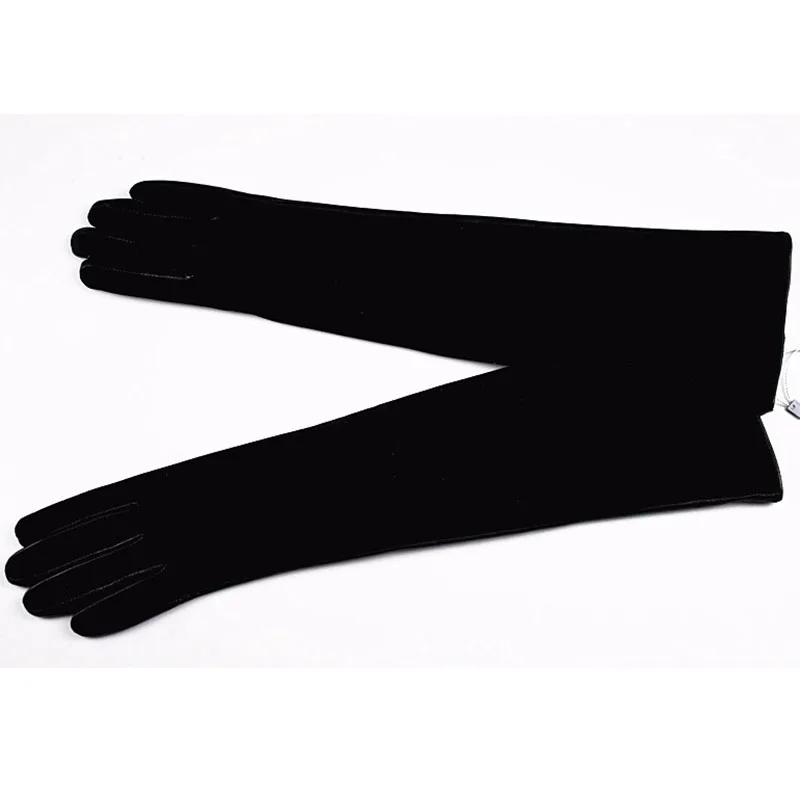 Новые полки Eldiven Guantes женские длинные перчатки из овчины теплые осенне зимние