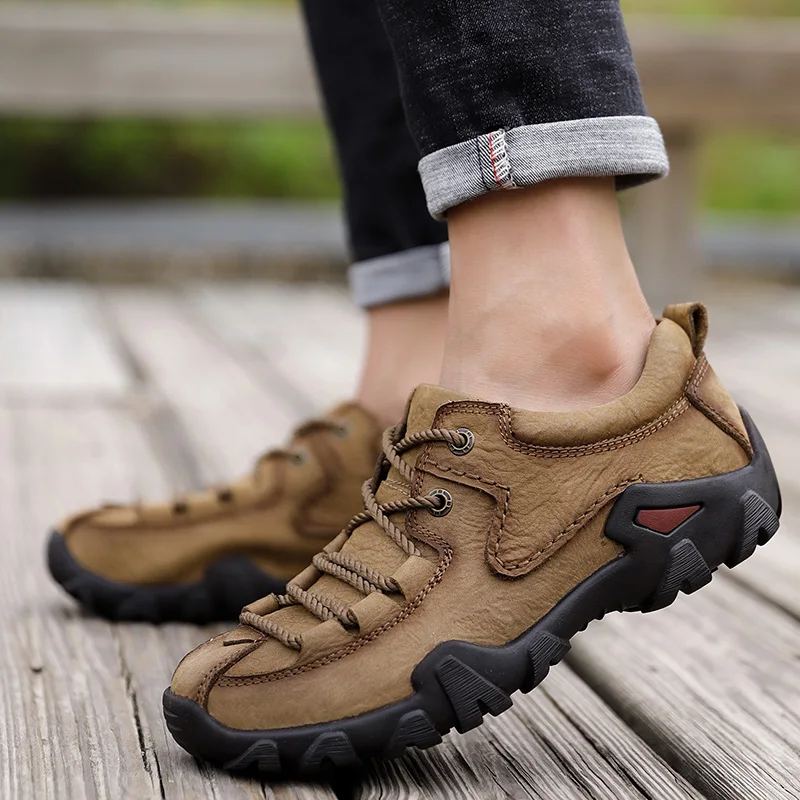 

Men's stylish and personalized casual sports shoes breathable height anti-slip wear comfortable outdoor hiking shoes