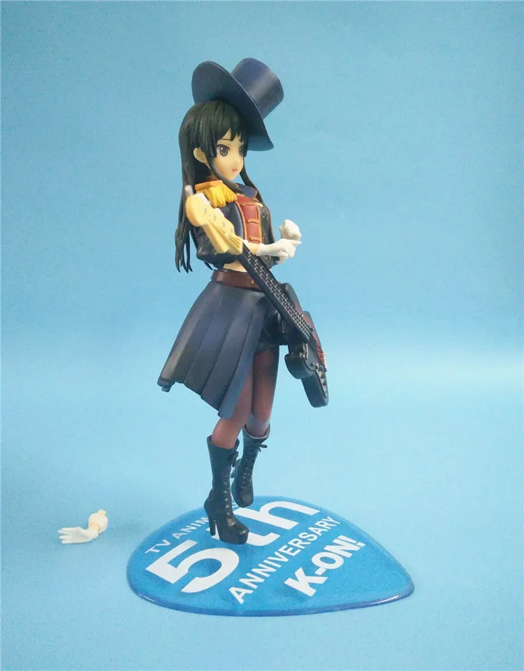 20 см аниме фигурки K-ON 5th Юбилей akiyama Mio бас-гитара Ver 1/8 весы коллекция моделей pvc игрушки куклы