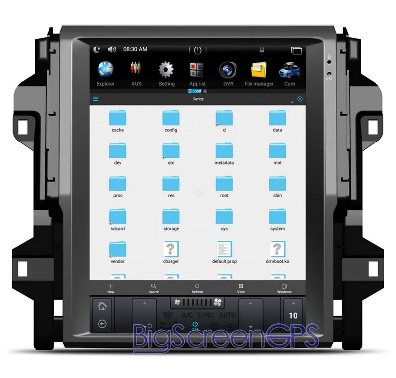 Discount Vertical screen IPS PX6 4+64GB Android 8.1 Car DVD player For toyota fortuner 2016+ radio Multimedia stereo unit buit-in Carplay 10