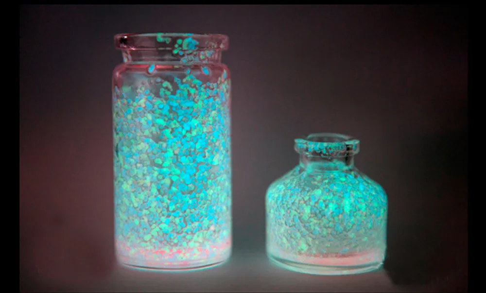 Светящиеся в темноте 10 г 20 г 50 г Светящиеся вечерние DIY яркая краска звезда Желая бутылка флуоресцентные игрушки из частей фосфоресцирующий песок