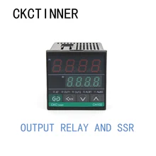 1 шт. CH102 двойной выход SSR и реле Два релейного выхода ЖК-цифровой PID интеллектуальный контроллер температуры