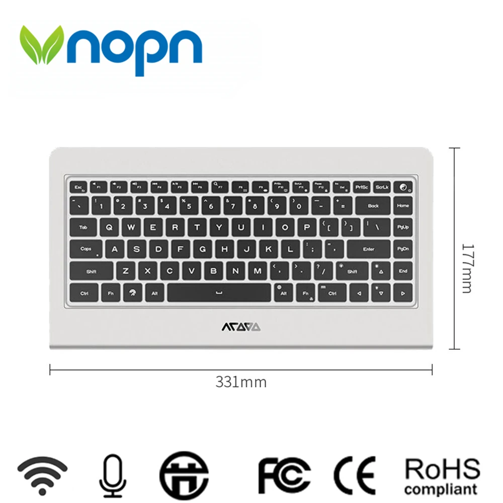 K600 N6 Intel Atom Z3735F четырехъядерный 86 клавиш клавиатура ПК 2 Гб ОЗУ 64 SSD Windows 10 Pro OS HD MI