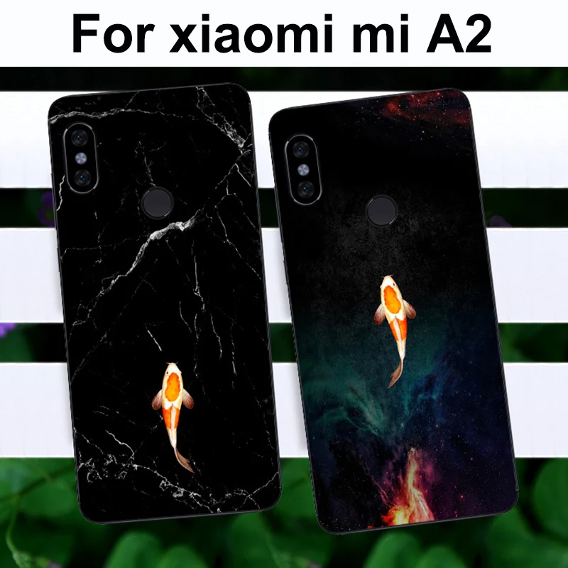 For xiaomi mi A2 case back cover Beautiful cartoon Soft shell miA2 cases A 2 phone Xiao fundas | Мобильные телефоны и