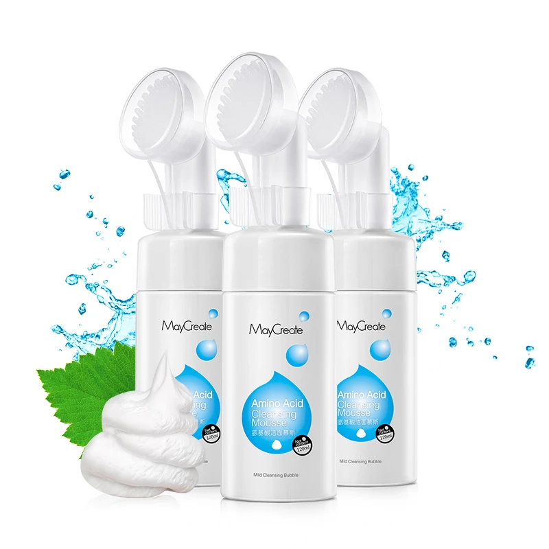 Hyaluronic acid amino acid foam facial cleanser deep clean contraction
