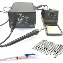 110/220 В США/ЕС штекер 936 паяльная станция 907 паяльная ручка+ 10 шт. Высокое качество припоя Советы+ A1321 нагревательного элемента