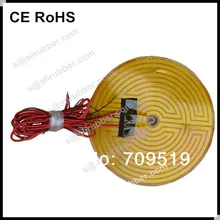 Полиимид Подогрев кровати диаметром 240 мм 12 В 180 Вт для 3d принтера