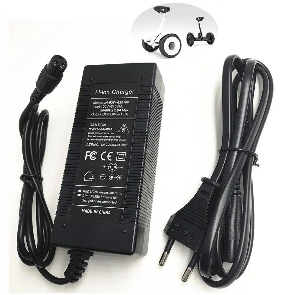 63V Battery Charger For Ninebot Segway Mini Pro/mini Lite Electric Scooter Best 