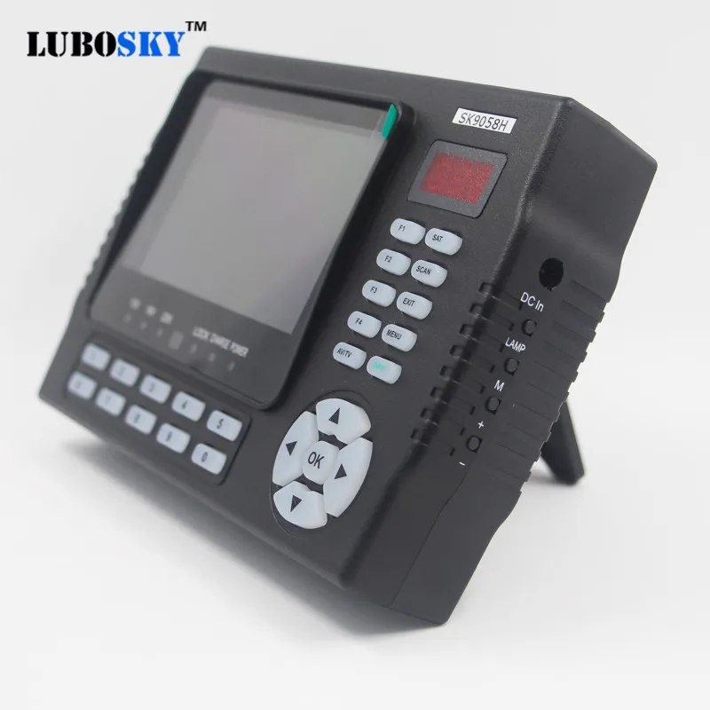 sat finder meter 4.3 inch LCD sk 9058H dvb-s2 satellite finder MPEG4 Portable satfinder meter