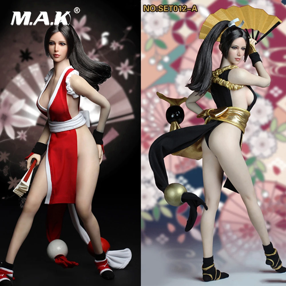 

Hot 1/6 Female Red Fighting Goddess Combat Clothing W/Head Super Duck SET012 A/B For 12 inches PH Body Figures without body