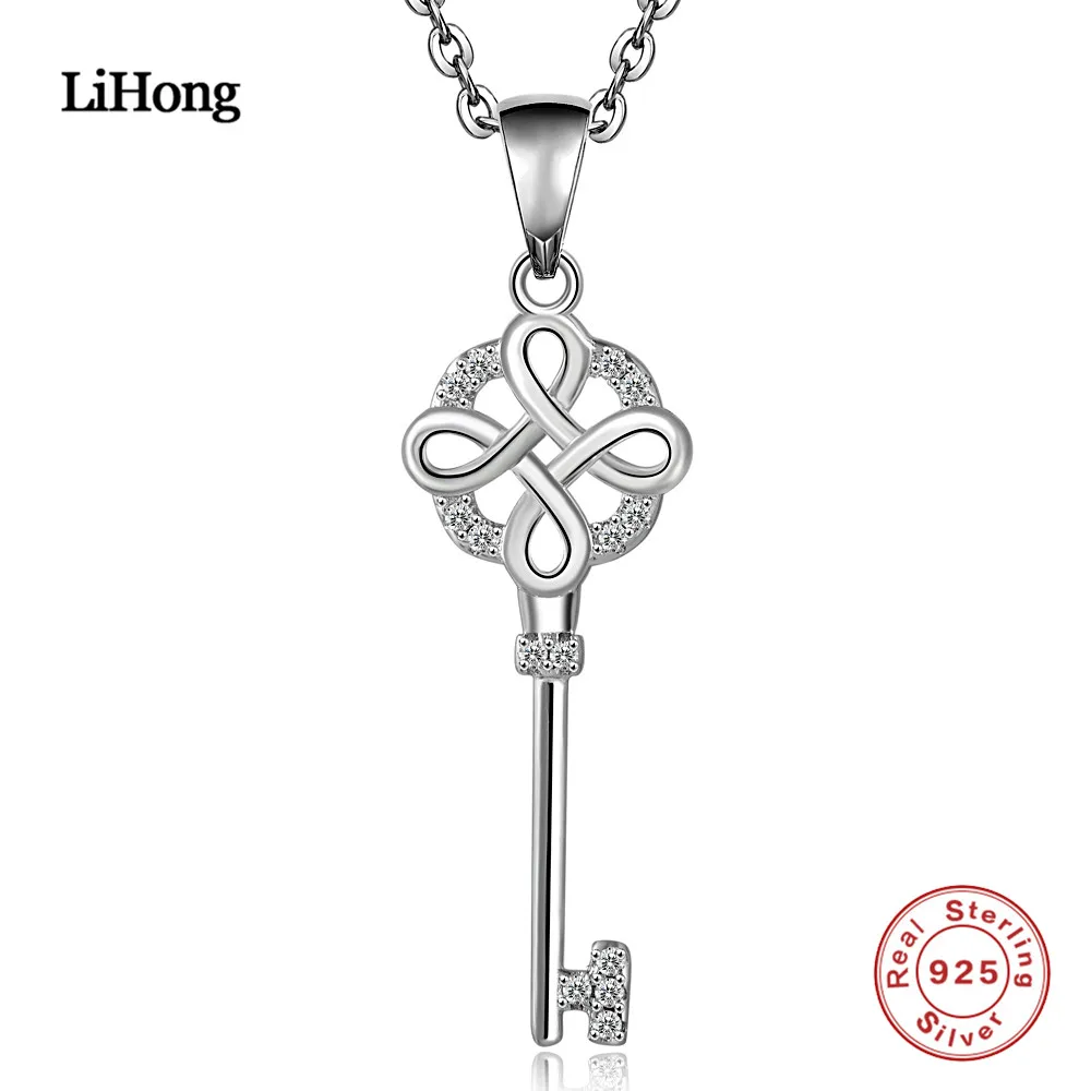 Женское колье из серебра 925 пробы с кристаллами|jewelry silver necklace|jewelry crystal necklacejewelry