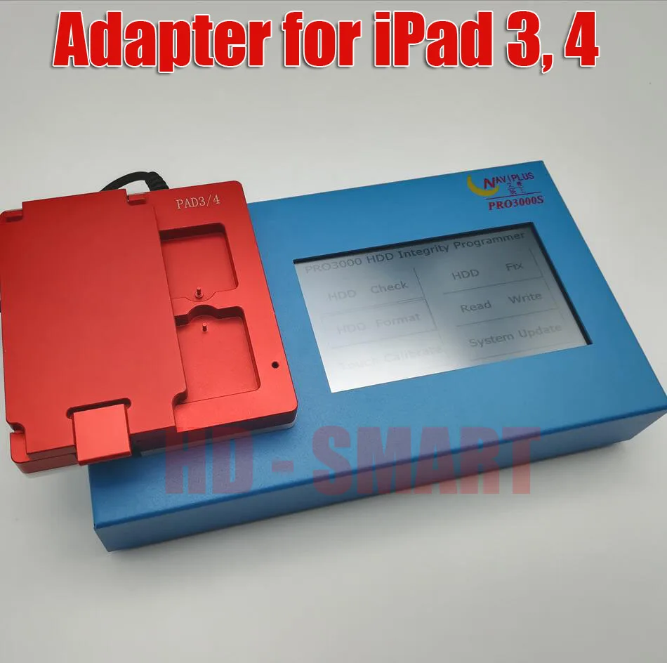 IP box NAVI PLUS pro3000S box chip программист+ адаптер без удаления 2 в 1 для ipad 3 4 32 и 64 бит изменение SN обход iCloud