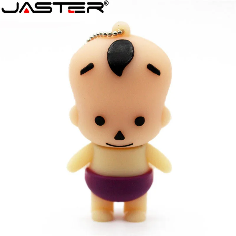 JASTER новый Usb флэш накопитель милый флеш силиконовый Смайл ребенок мультфильм usb 2 0