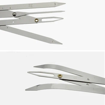 

Stainless Steel Golden Ratio Calipers Eyebrow Microblading Permanent Makeup Measure Tool Golden Eyebrow Tools