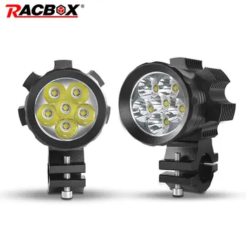

2 pcs Universal Motorcycle Headlight LED Motorbike waterproof Fog Spotlight 6000k Bulb Super bright for most motorbike