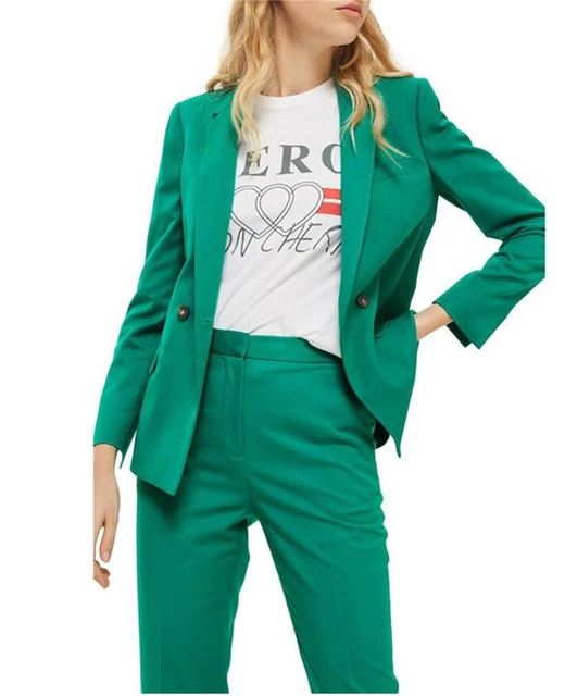 Emme Green Blazer Trouser Suit 60 OFF