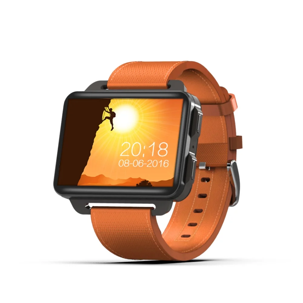 696 DM99 Смарт-часы MTK6580 Android 5,1 Smartwatch 2,2 дюймов экран 1200 мАч батарея 1 Гб+ 16 Гб Wifi 3g - Цвет: Yellow