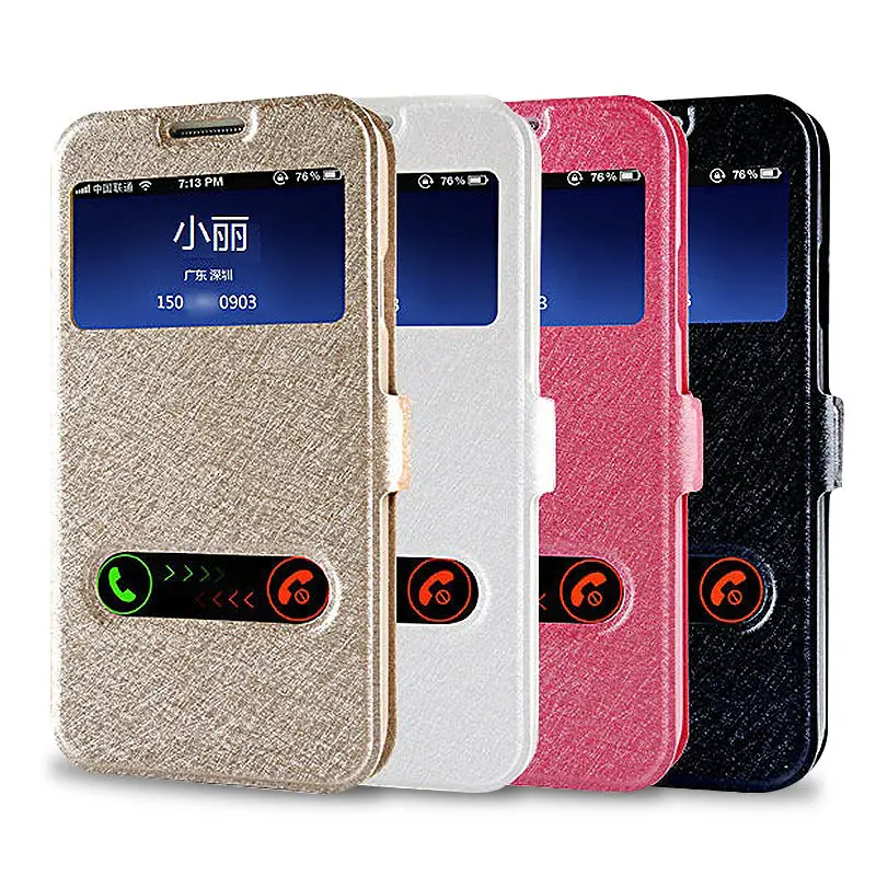 

Case for Samsung Galaxy J1 2016 J120 Case for Samsung J1 ace mini prime J106 Window View Leather Magnetic Flip Cover Phone Bag