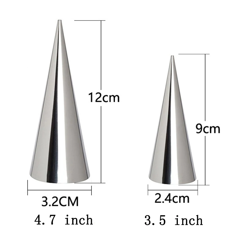 10Pcs Conical Tube Cone Roll Moulds Spiral Croissants Molds Cream Horn Mould Pastry Mold Cookie Dessert Home Kitchen Baking Tool - Image 2