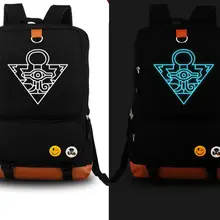 Дуэль Монстры Yu-Gi-oh аниме черный Noctilucence Легкий Рюкзак Школьная Сумка