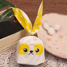 50pcs Cute Cartoon Animals Gift Bag Easter Candy Gift Set Plastic Party Favors Cookie Snack Birthday Decoration Supplies Sunday
