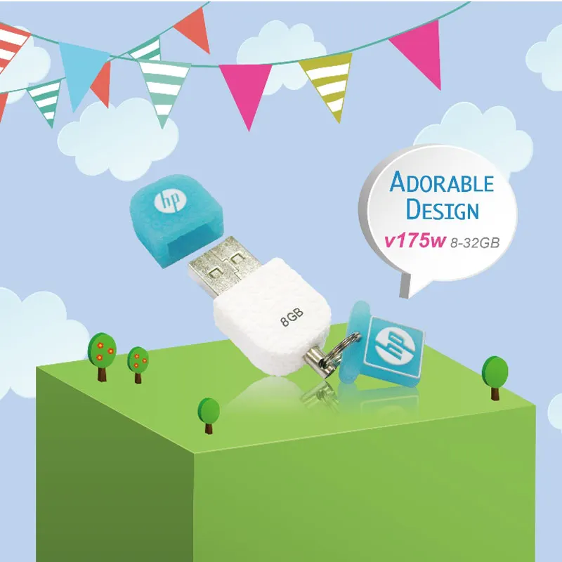 Hp оптом флешка 32 Гб USB2.0 16 DJ накопитель дропшиппинг памяти флешки 8 GB type c otg flashdisk
