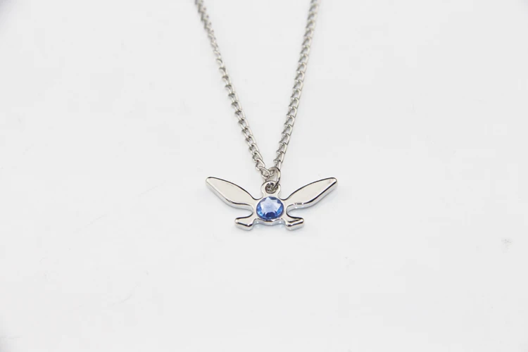 

ZRM 20pcs/lot Wholesale The Legend of Zelda Necklace Zelda Navi Necklace Triforce Necklace Game Jewelry for Women