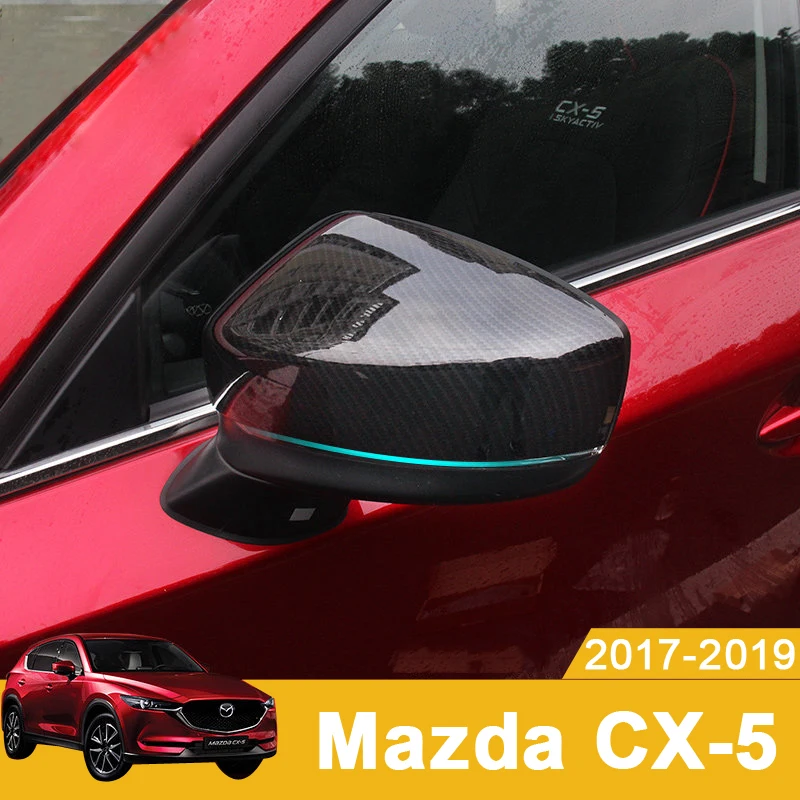 Для Mazda CX-5 CX5 CX 5 2017 2018 2019 углеродное волокно автомобильный Стайлинг крышка зеркала