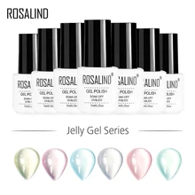 ROSALIND Gel 7 1 S ML Garrafa Branca Geléia Série Cor LED UV Gel Unha Polonês Verniz Gel Semi Permanente soak-Off Nail Art Polimento