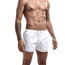 Мужские Шорты однотонные быстросохнущие дышащие короткие пляжные брюки для спорта и T8