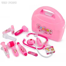 Детские забавные игрушки игра в доктора Juguetes Интерактивная игрушечная аптечка игрушки стетоскоп Инъекции Детские подарки brinquedos