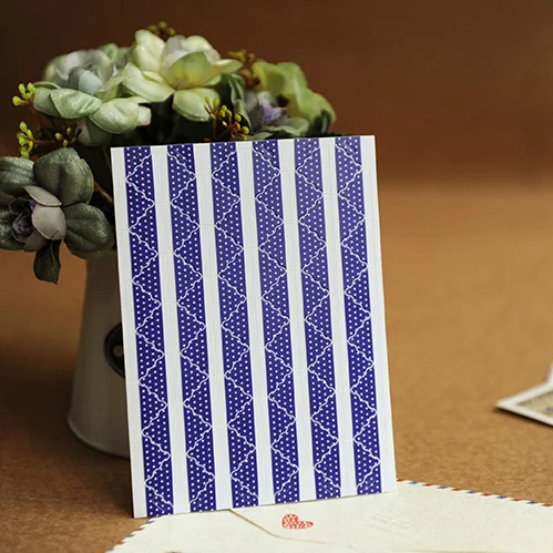 Dark blue stars 390 шт./лот(5 листов) DIY кружева сплошной цвет непрозрачные Угловые бумажные наклейки для фотоальбомов рамка украшения Скрапбукинг - Цвет: Dark blue stars