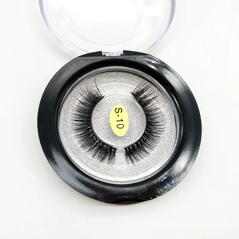 

Natural long Mink hair false eyelashes 3D handmake make up eyelash thick faux cils magnetique lashes ciglia finte cilios 1 pair