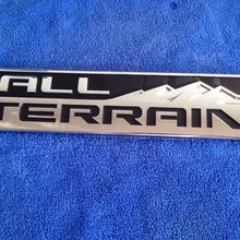 Chrome+ черный All Terrain Двигателя Эмблемы Race мотор swap знак логотип-50 шт