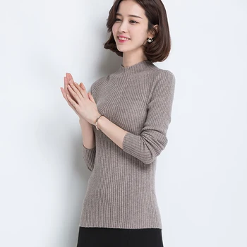 

Turtleneck Sweater Women Fashion 2018 Autumn Winter Black Tops Women Knitted Pullovers Long Sleeve Jumper Pull Femme Clothing