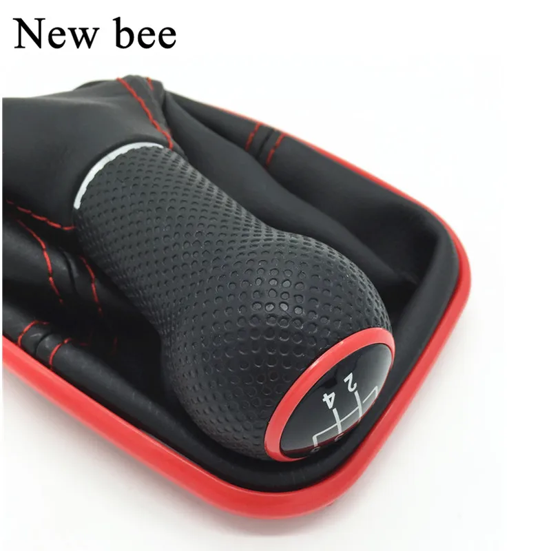 

Newbee 12mm 5/6 Speed Gear Shift Knob Lever Shifter Gaiter Boot For Volkswagen VW Golf 4 IV MK4 GTI R32 Bora Jetta 1999-2004