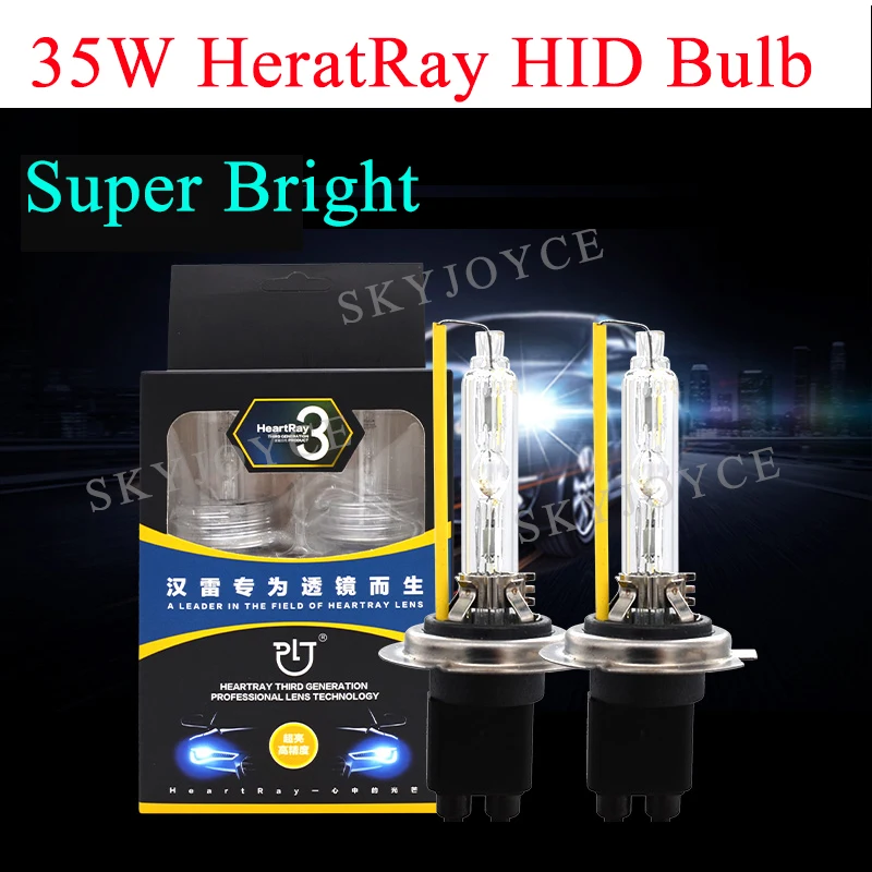 35 Вт быстрая яркая H7 D2H HID лампа для головной светильник набор 4500 к 5500 6500 H1 H11 9005 9012
