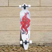 KOSTON pro carving style longboard completes with 8ply canada maple, popular long skateboard completed set for city cruising