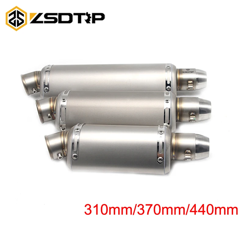 

ZSDTRP 51mm Universal Exhaust Akrapovic Motorcycle Exhaust Scooter Muffler Exhaust For CBR125 250 CB400 YZF FZ400