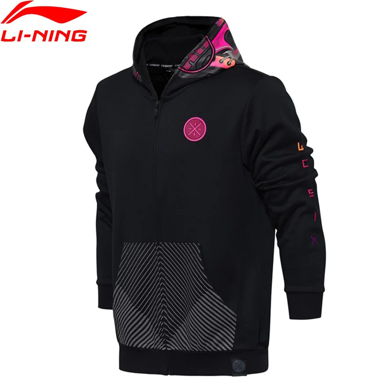 

(Clearance) Li-Ning Men Wade Sweater Hoodie 66% Polyester 34% Cotton Loose Fit LiNing Sports Tops AWDM931 MWW1390