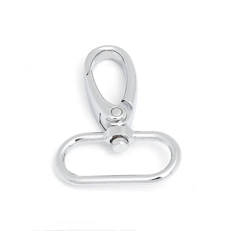 200pcs silver swivel clasp lobster claws swivel hooks trigger clips handbag hardware snap