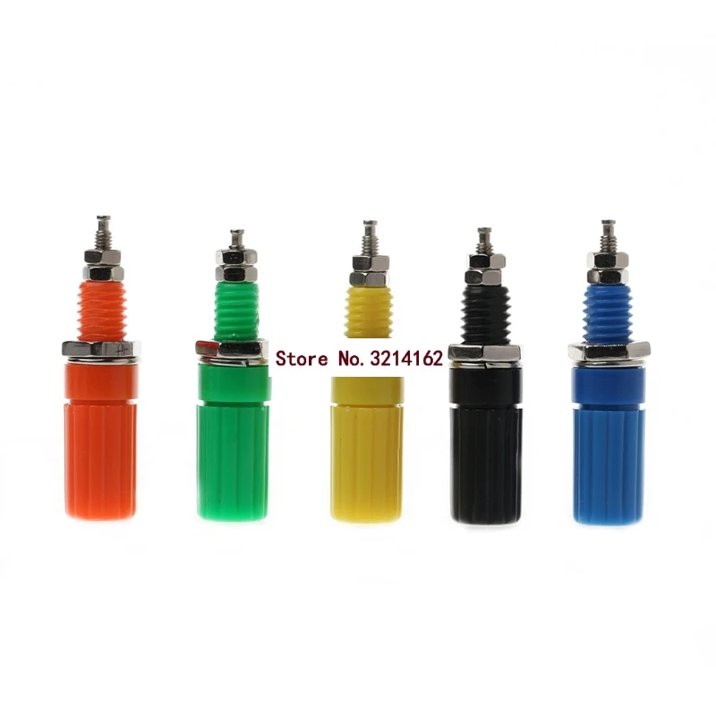 

5Pcs Binding Post 5 Colors Speaker 4mm Banana Plug Test Connector Jack Socket 07NOV