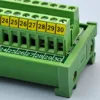Electrónica-Salón DIN Rail Mount 30 Position 24A/400 V tornillo Terminal bloque Módulo de distribución. ► Foto 2/6