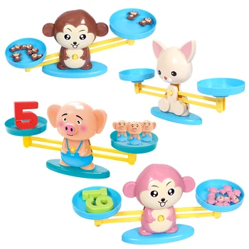 

Monkey Balance math digital funny game for children early education learning toy,Puzzle numbers Balance family interactive toy