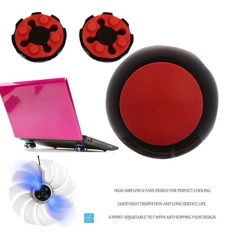 Mini Laptop Stand Tablet Bracket Cooler Cooling Pad Tablet Computer Mobile Accessory Home Heat Sink Circular Desktop Stents Mini Laptop Stand Tablet Bracket Cooler Cooling Pad Tablet Computer Mobile Accessory Home Heat Sink Circular Desktop Stents
