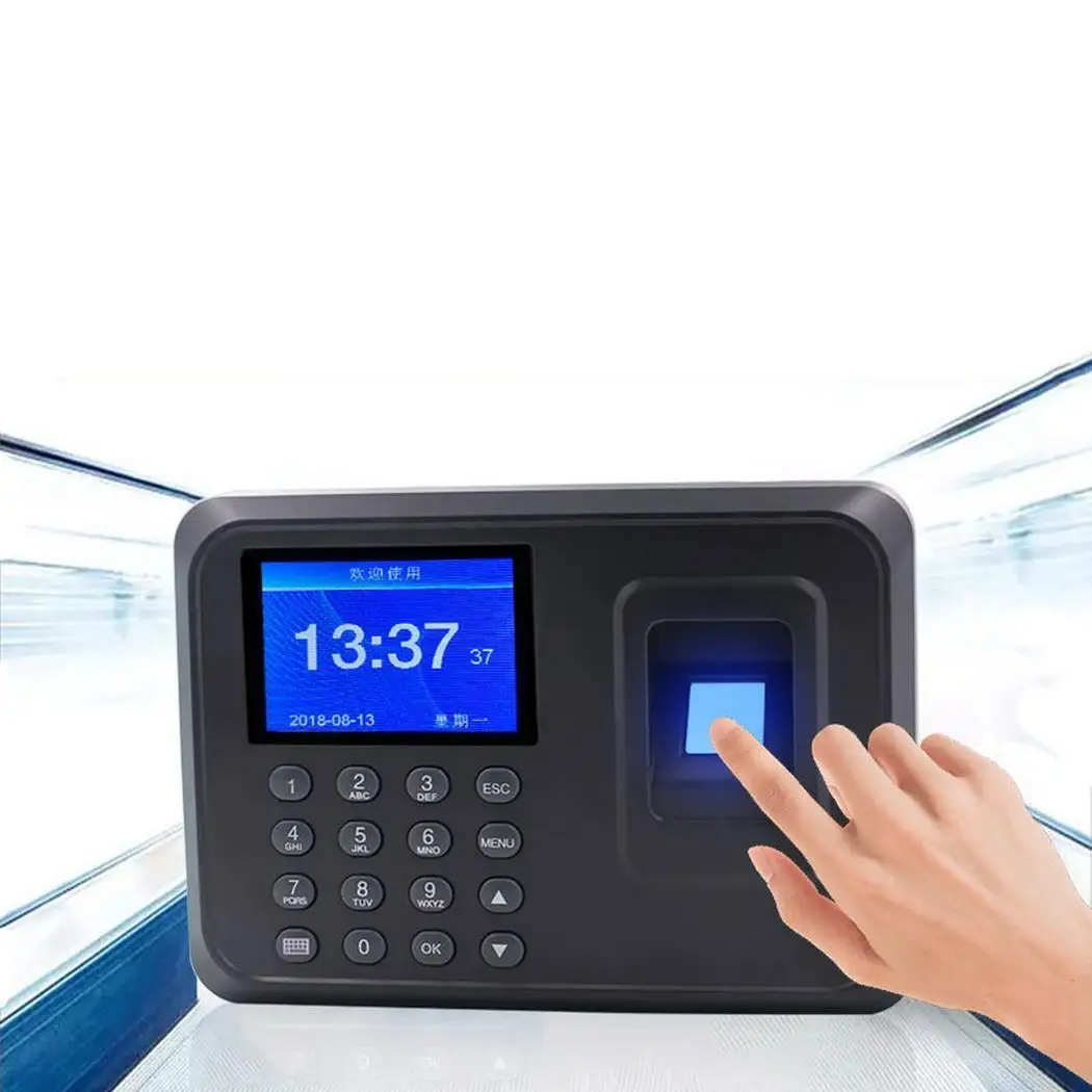 

Biometric Fingerprint Time Clock Recorder Fingerprint Password Attendance Office Machine Employee Recognition Access Control